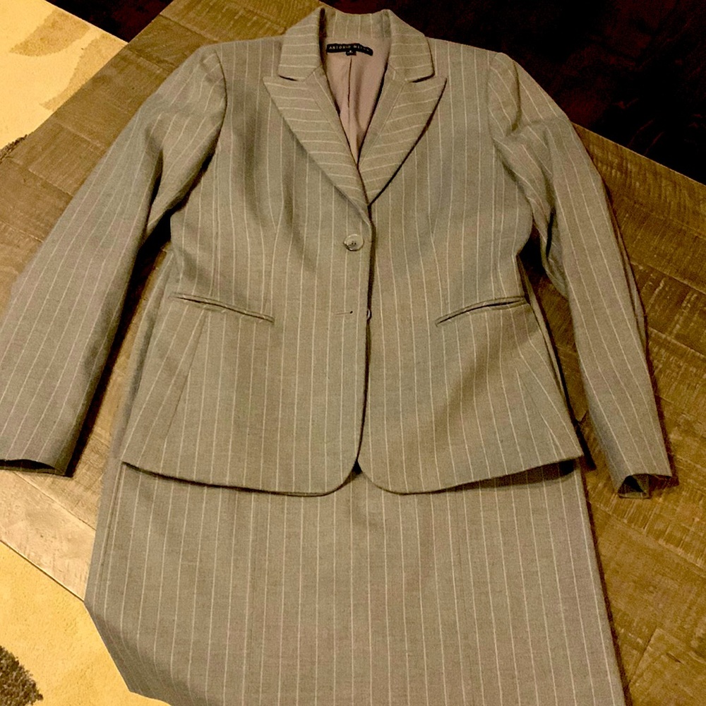 Gray Skirt suit set, Antonio Melani